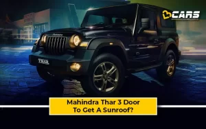 Mahindra Thar get SUNROOF