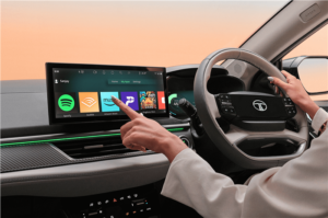 tata curvv infotainment system and adas